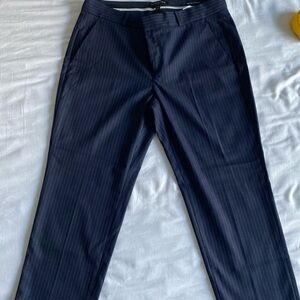 Banana Republic Petite Navy Pinstripe Pants